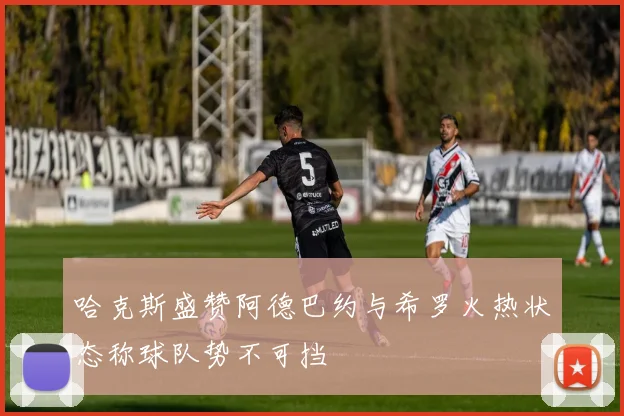 哈克斯盛赞阿德巴约与希罗火热状态称球队势不可挡